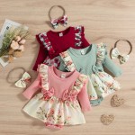 Baby Clothing Factory - Spring Autumn Printed Crawling Suit