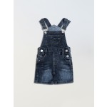 Denim Overalls Supplier - Solid Color Suspender Shorts