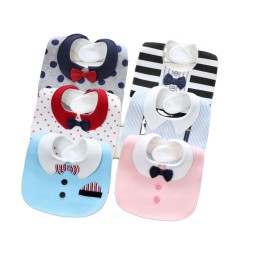 Baby Bibs Factory - Double Side Waterproof Striped