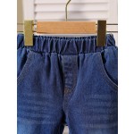 Girl Clothing Set Supplier - Spring Knit Shirt Flared Jeans