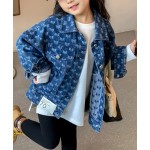 Children Denim Jacket Supplier - 2025 Retro Jacquard Vintage