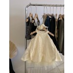 Girls Embroidery Dress Supplier - England Style Sleeveless