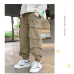 Boys Cargo Pants Factory - Elastic Waist Jogger Spring