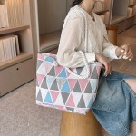 Women Beach Bag Factory - Coarse Rope Canvas Double Sided