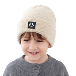 Custom Knitted Hat Supplier - Fashion Smiling Face Casual