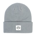 Custom Knitted Hat Supplier - Fashion Smiling Face Casual