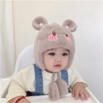 Children Warm Hat Factory - Cartoon Bear Plush Ear