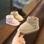 Boys Winter Shoes Supplier - Rubber Sole Plush Warm