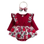 Baby Clothing Factory - Spring Autumn Printed Crawling Suit