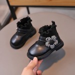 Girls Loafers Factory - White Knitted Lace Ankle