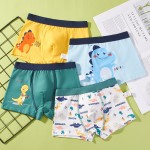 Children Underwear Set Supplier - 4 Piece Cotton Animal Print