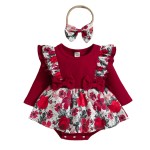 Baby Clothing Factory - Spring Autumn Printed Crawling Suit