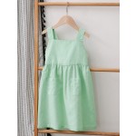 Girls Summer Dress Supplier - Sleeveless Suspender 3-7 Years