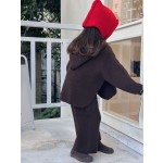 Girls Knitted Set Supplier - 2025 Hooded Sweater Set