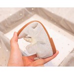 Girls Party Shoes Supplier - Lace Pearl Decoration Shiny