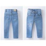 Girls Denim Pants Supplier - Flower Decoration Fashion