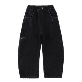 Children Casual Pants Factory - Oversize Straight Leg Junior