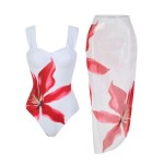 Women Swimsuit Supplier - 2025 Suspender Flower Print