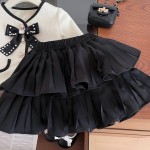 Girls Party Set Factory - Long Sleeve Coat Tutu Skirt
