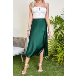 Women Satin Skirt Factory - Glossy Big Swing Business