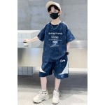 Boys Clothing Set Supplier - Gradient Street Fashion Print