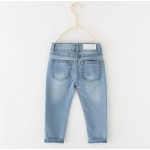 Baby Jeans Factory - High Waisted Heart Embroidered