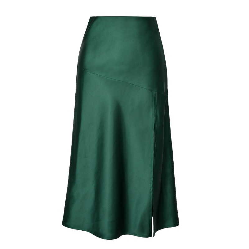 Women Satin Skirt Factory - Glossy Big Swing Business