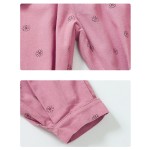 Girls Clothing Set Factory - Flower Print Loose Jacket Pants