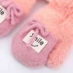 Children Gloves Supplier - Letter Double Layer Cute