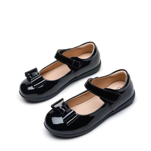 Girls Dress Shoes Supplier - Patent Leather Mary Jane Flat