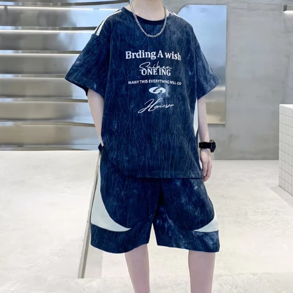 Boys Clothing Set Supplier - Gradient Street Fashion Print