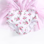 Baby Swimsuit Supplier - Sweet Flower Lace One Piece