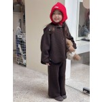Girls Knitted Set Supplier - 2025 Hooded Sweater Set
