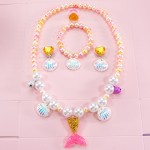 Children Jewelry Set Supplier - Pearl Necklace Bracelet Ring