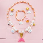 Children Jewelry Set Supplier - Pearl Necklace Bracelet Ring