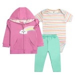 Baby Set Supplier - Cotton 3 Piece Jacket