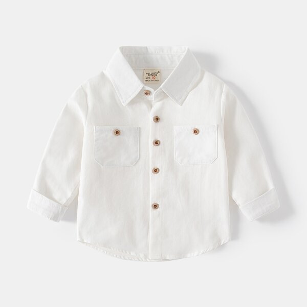 Children's Shirt Factory - Lapel T-shirt Cotton