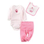 Baby Set Supplier - Romper Pant Bib Set