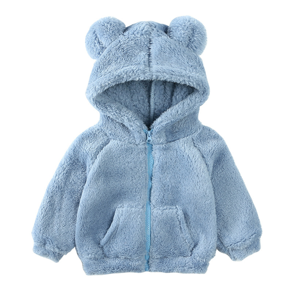 Baby Jacket Manufacturer - Zip Up Fleece Bear