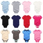 Baby Onesie Manufacturer - 6 Color Button Closure