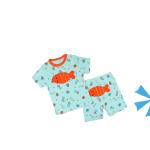 Baby Set Supplier - 2pcs Cotton Printed