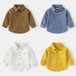 Children's Shirt Factory - Lapel T-shirt Cotton