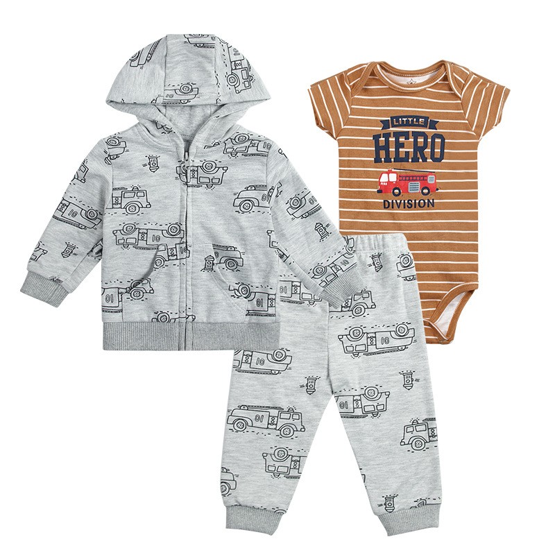 Baby Set Supplier - Cotton 3 Piece Jacket
