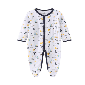 Baby Romper Supplier - Pure Cotton Button Down