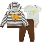 Baby Set Supplier - Cotton 3 Piece Jacket