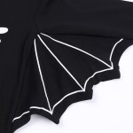 Halloween Jumpsuit Factory - Printed Bat Pattern