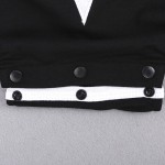 Baby Romper Manufacturer - Batwing Sleeve Black