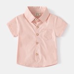 Baby Shirt Factory - Plaid Lapel Fashion