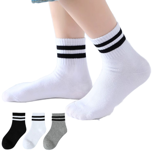 Baby Socks Supplier - Solid Color Mid Calf