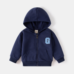 Boys Hoodie Factory - Pure Color Fleece Lined
